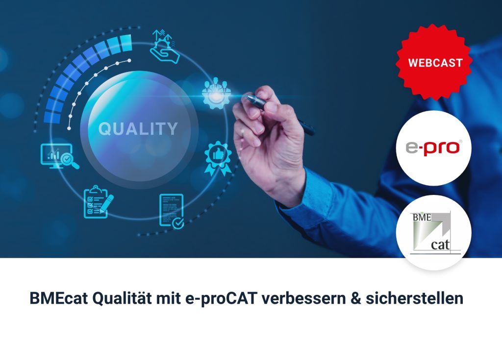 BMEcat Qualität mit e-proCAT verbessern